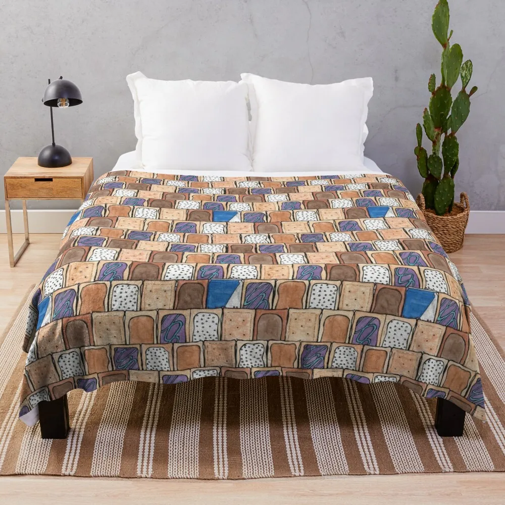 

College Diet Throw Blanket Polar wednesday Plaid christmas gifts Blankets
