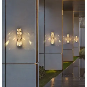 Outdoor Waterproof Crystal Wall Lamp 1