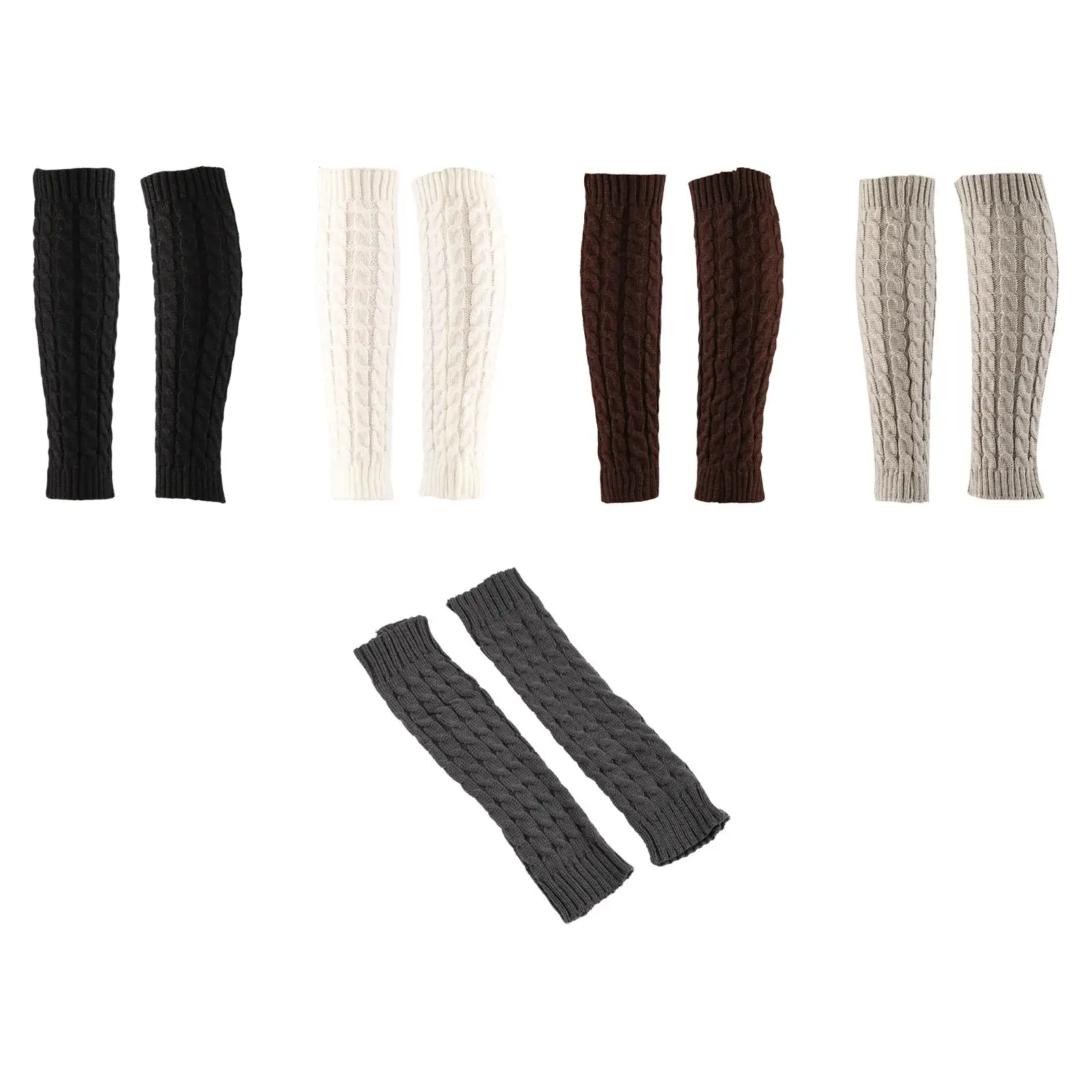 

Women Leg Warmers Accessories Knit Leg Warmers Fashion Warm Footless Socks Stockings for Living Room Bedroom Outdoor Work Home