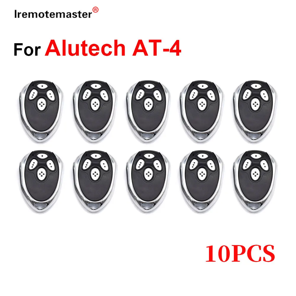 10PCS Gate Remote Control Alutech AN-Motors AT-4 Garage Door Opener AT-4 4Channel 433,92 MHz Rolling Code Keychain for Barrier