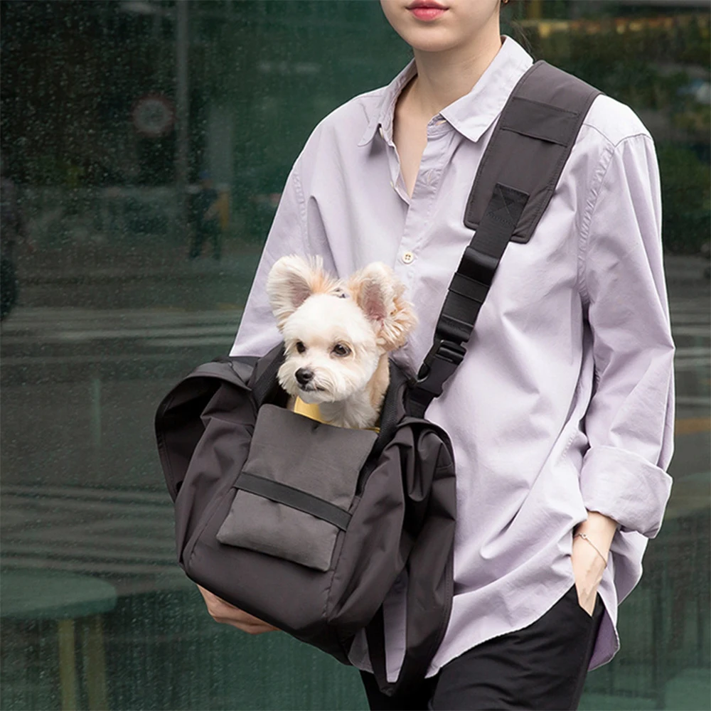 

Puppy Dog Bag Breathable Pet Soft Carrier Bag For Small Medium Cat Dog Breathable Travel Bag Light Shoulder Bag Outdoor Transpor