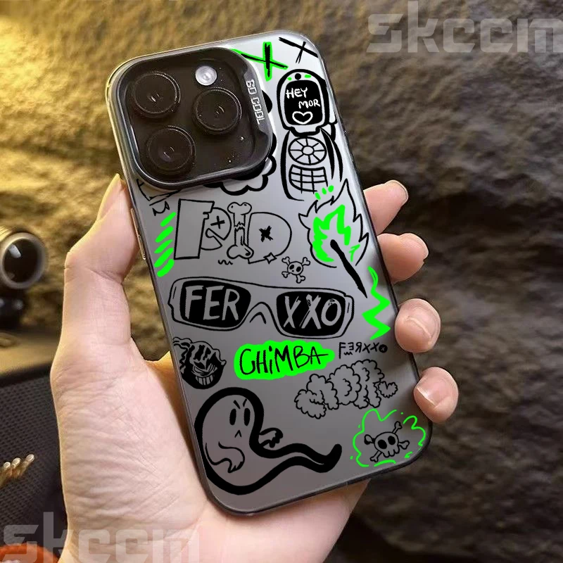Street Classic Graffiti Print Shockproof Phone Case - Hard Cover Design