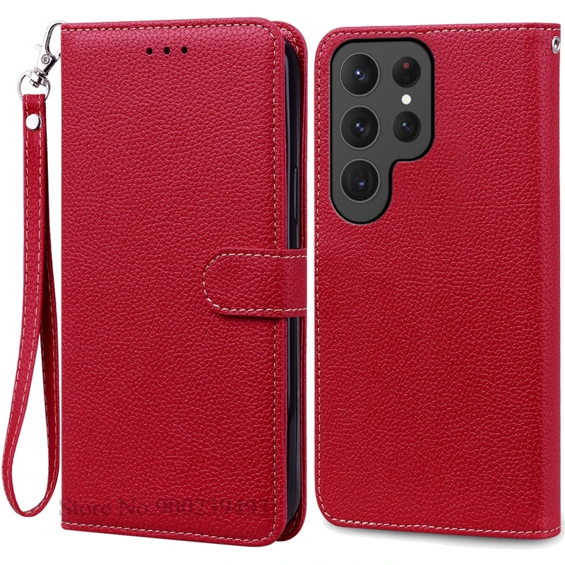 Leather Wallet Flip Case | Luxurious Book Cover Coque s