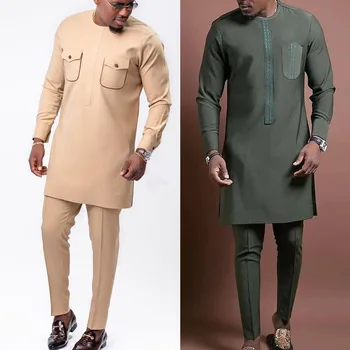 Fashola Long Sleeve Dashiki Outfit