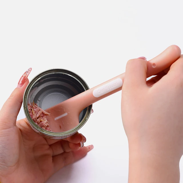 Pets Tableware Canned Spoons for Cats Dogs Wet Food for Pets Feeding Stirring Spoons with Long Handles Accessories Feeder Shovel 3