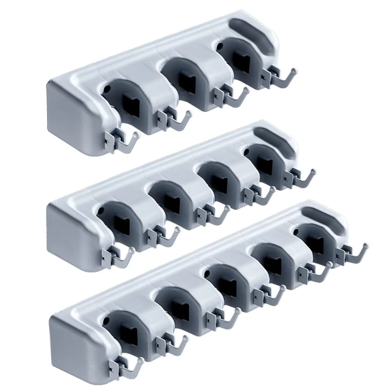 

Durable Plastic for Bathroom Supplies Efficient Storage Rack Mops Rack