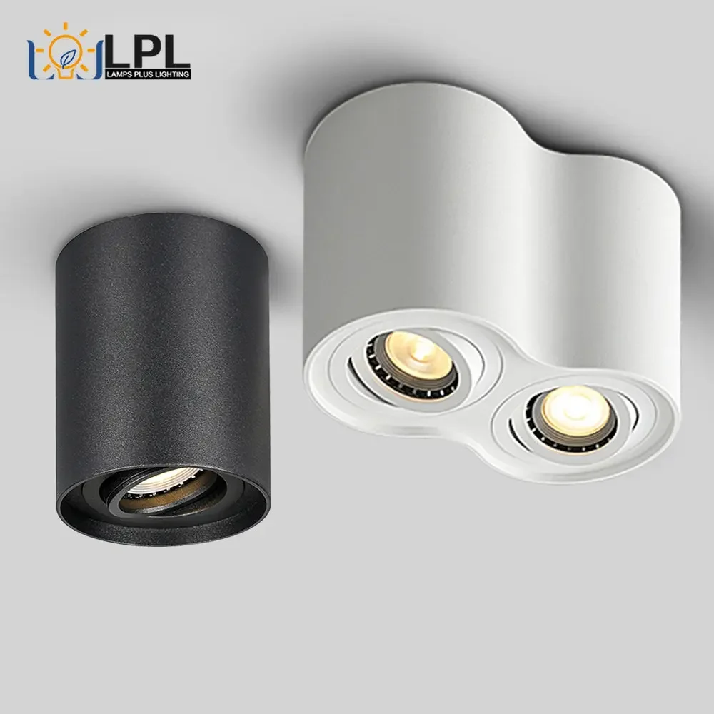 

GU10 Led Downlight Surface Mounted Ceiling Downlight Single/Double Head 5W 10W Spot Led Lamp for Home Hotel Decoration Lighting