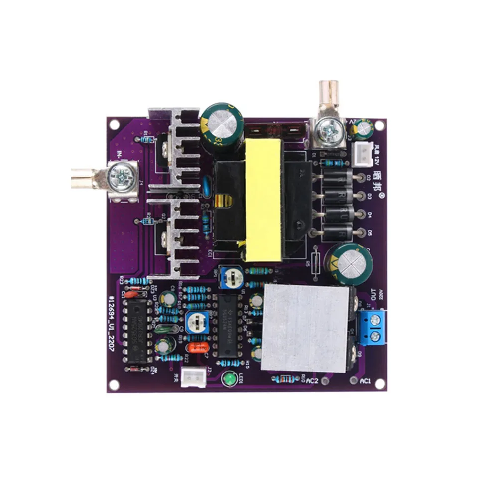 

Inverter Modified Wave Inverter Circuit Board DC 12V to AC 180-220V 300W Driver Board Step-Up Boost Power Supply Board