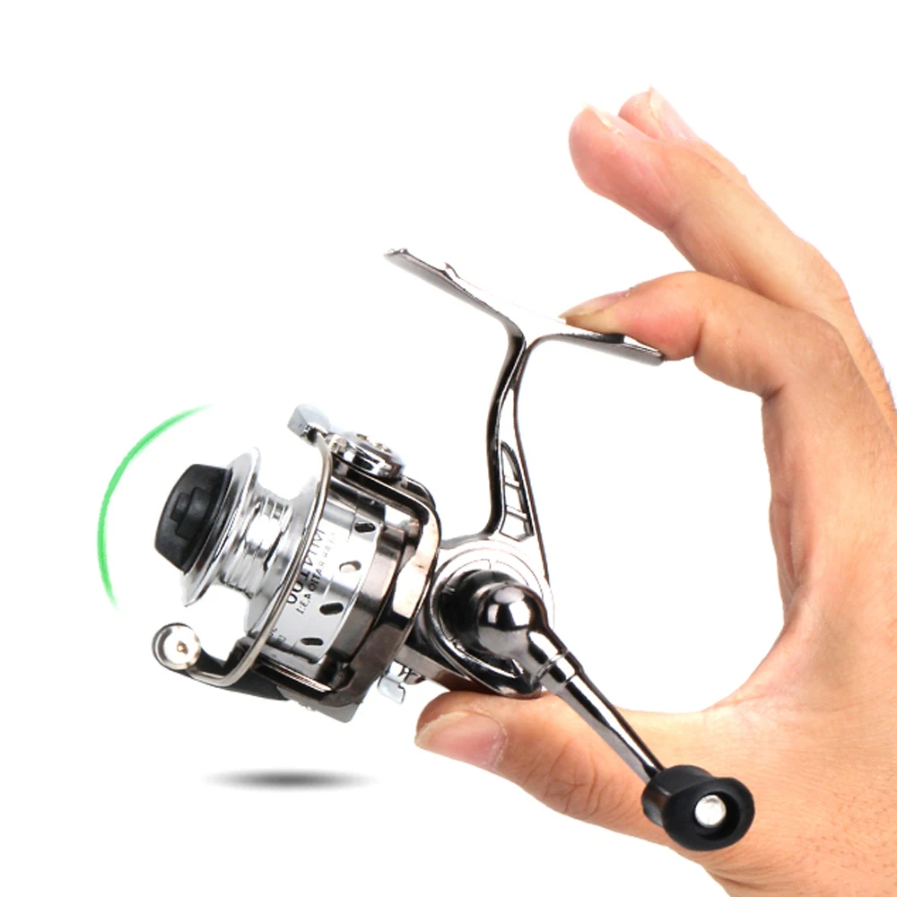 Mini Moulinet Pêche Métal FU YANG MN100 - Rapport 4.3:1 - Neuf