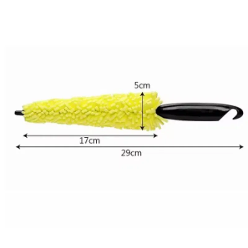 Sponge Tire Cleaning Brush Wheel Hub Brush Steel Bell Multi-purpose Car Cleaning