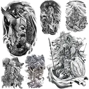 Tiger and spartan realistic tattoo design references – TattooDesignStock