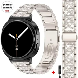 Elegant Diamond Strap - Premium Stainless Steel Bling Band - GalaxyWatch8 classic (Starlight 06)