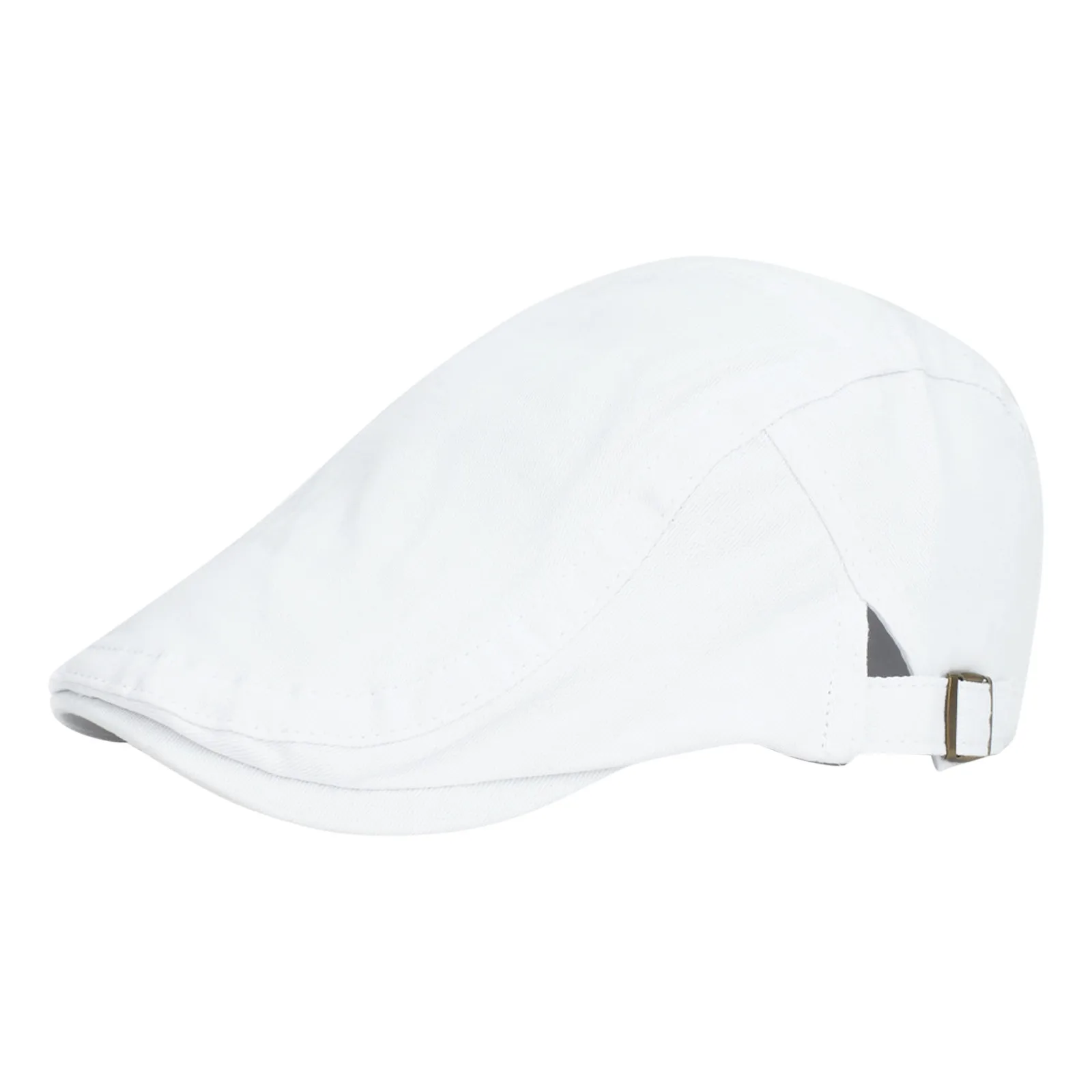 British Retro Hat Mens Womens Simple Washable Breathable Cap Forward Top Knot Trucker Hat Kerosene