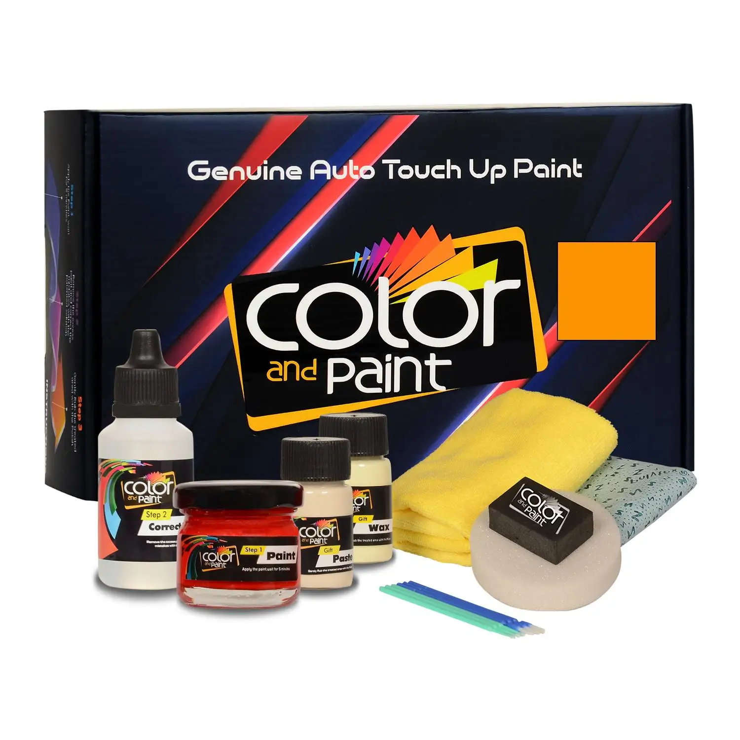 

Color and Paint compatible with Nissan Australia Automotive Touch Up Paint - RIVERINA ORANGE - CLR 722 - Basic Care