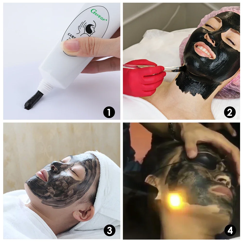 Carbon Gel Face Cream Mask Facial Deep Cleaning Support Laser Active Nano Toner Skin Rejuvenation Whitening Care Tools