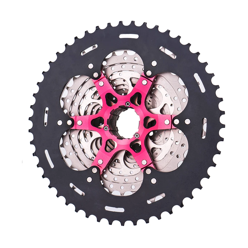 Bicycle Cassette Bicycle Sprocket Gear Bicycle Parts Bike Sprocket Bike Freewheel ZTTO 13 Speed 11-50T Cassette MTB Bike Wide Ratio 13 Speed Freewheel 13S 50T Sprocket 13V K7 for AXS HG Hub