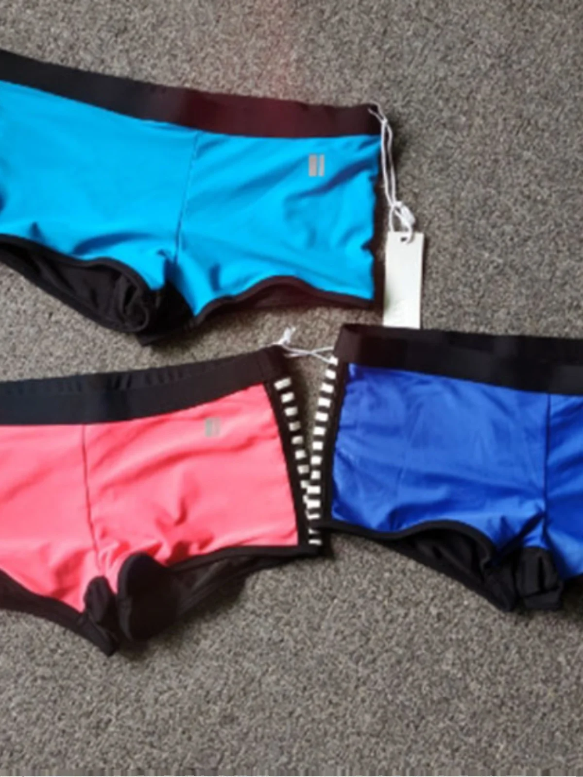 Sexy Double Layered Yoga Bikini Briefs Swimming Conservative Hipster Swimsuit Women's Sports Fitn Beachwear in Bla een