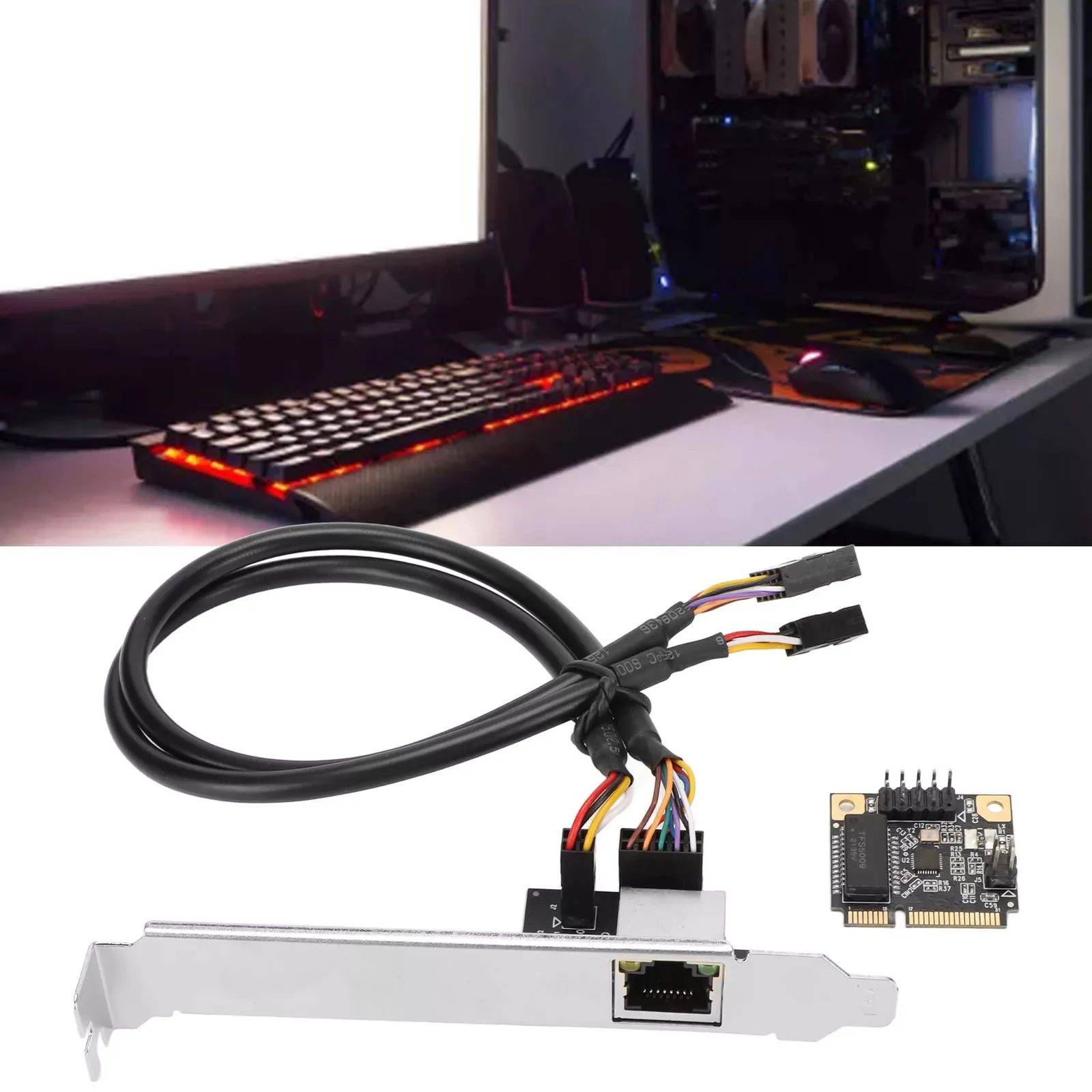 

Mini PCI-E Gigabit Ethernet карта RJ45 сетевой адаптер 10 Мбит/с 100 Мбит/с 1000 Мбит/с чип RTL8111H для настольного компьютера