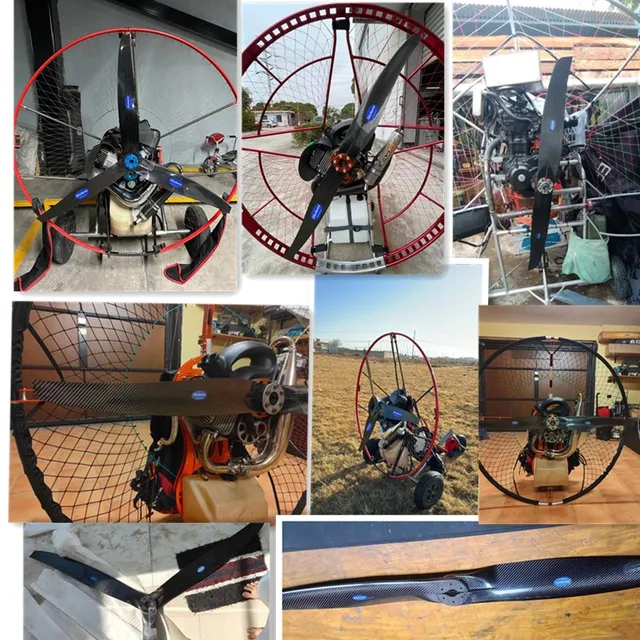 モーターパラグライダー用プロペラ130cm 剥か
