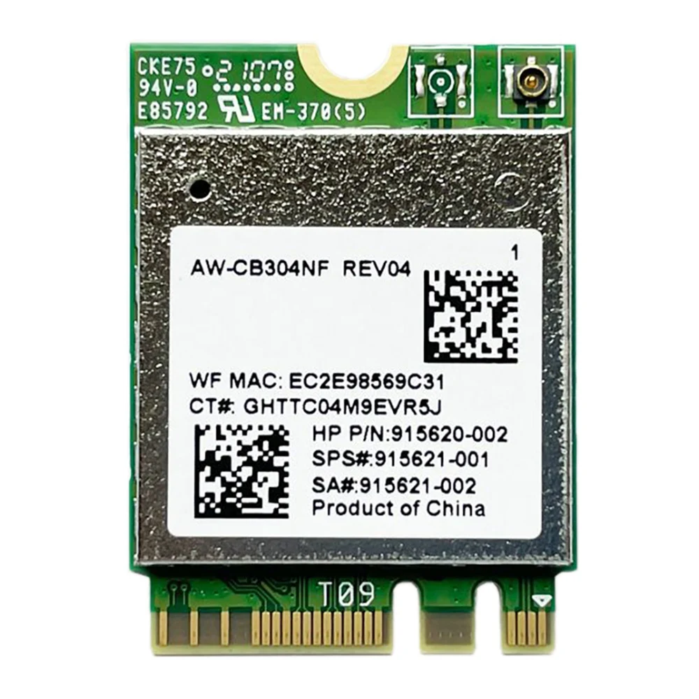 

AW-CB304NF RTL8821CE Wireless Network Card 2.4G/5G Dual Band Bluetooth 4.2 433Mbps 802.11AC Laptop IPC Network Card