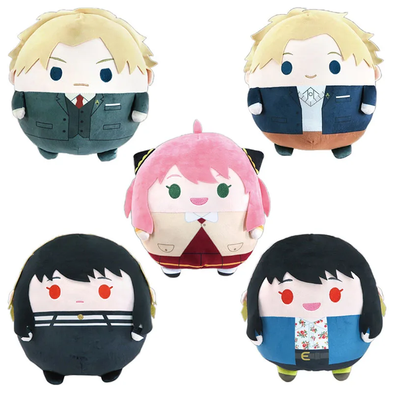 

New Cute Japan Anime Spy Family Loid Anya Yor Forger Plush Mascot Stuffed Mochi Doll Toy 20CM Kids Gifts