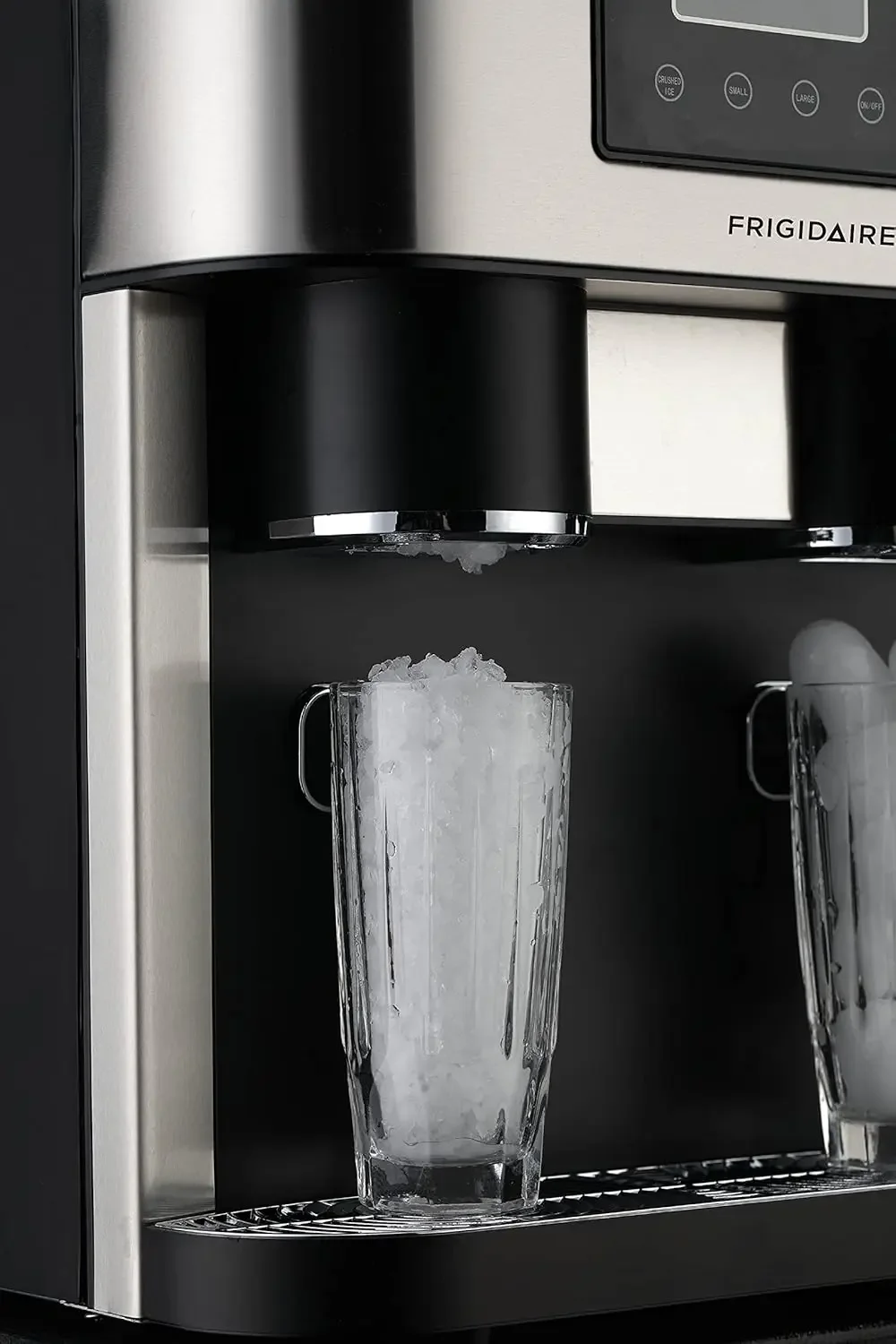 EFIC245-SS 3-in-1 Countertop Crushed Style Ice Crusher and Cube Maker, Makes 33 Pounds in 24 Hours, 2 Sizes, with Water Dispense 4