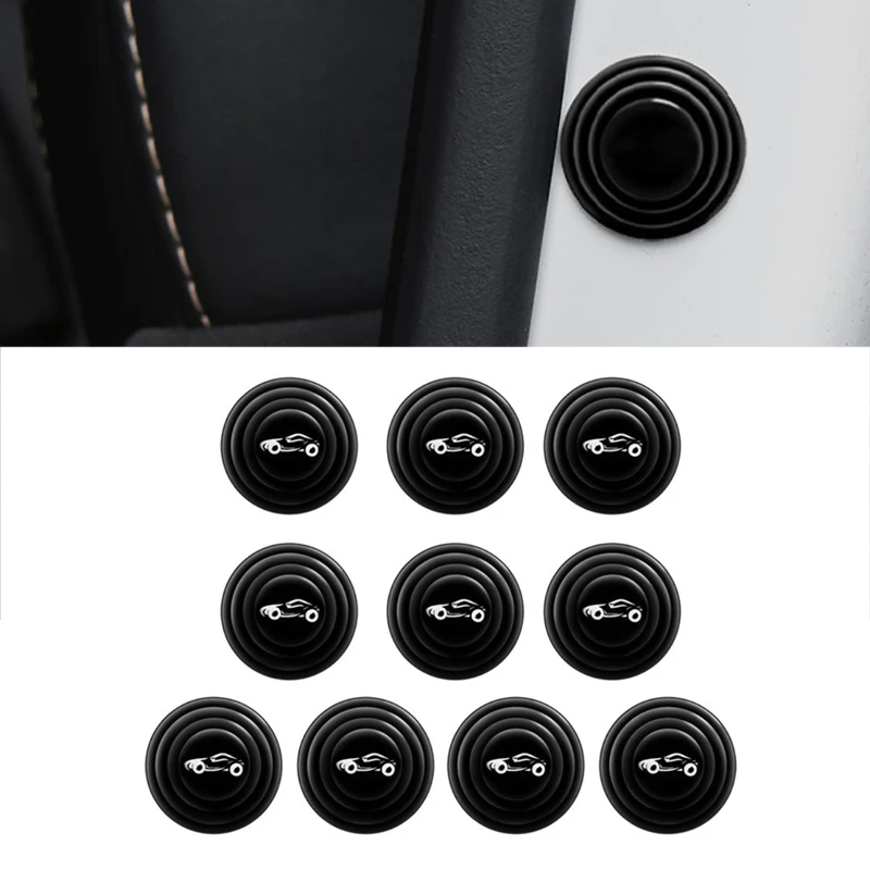 Shock Absorber Protector Universal Shock Absorbing Mute Shock Noise Gaskets Bumper Protector Car Door Bumper Protector Stickers Cars Trucks SUV