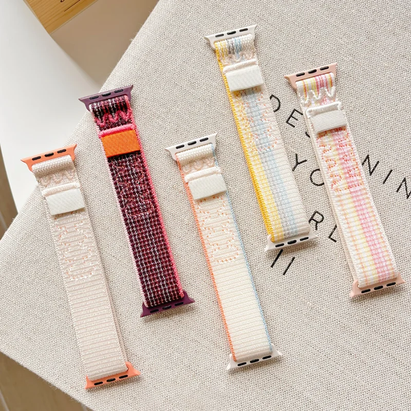 Sport Loop Nylon Bracelet for Apple Watch Bands - Multisize Strap Collection
