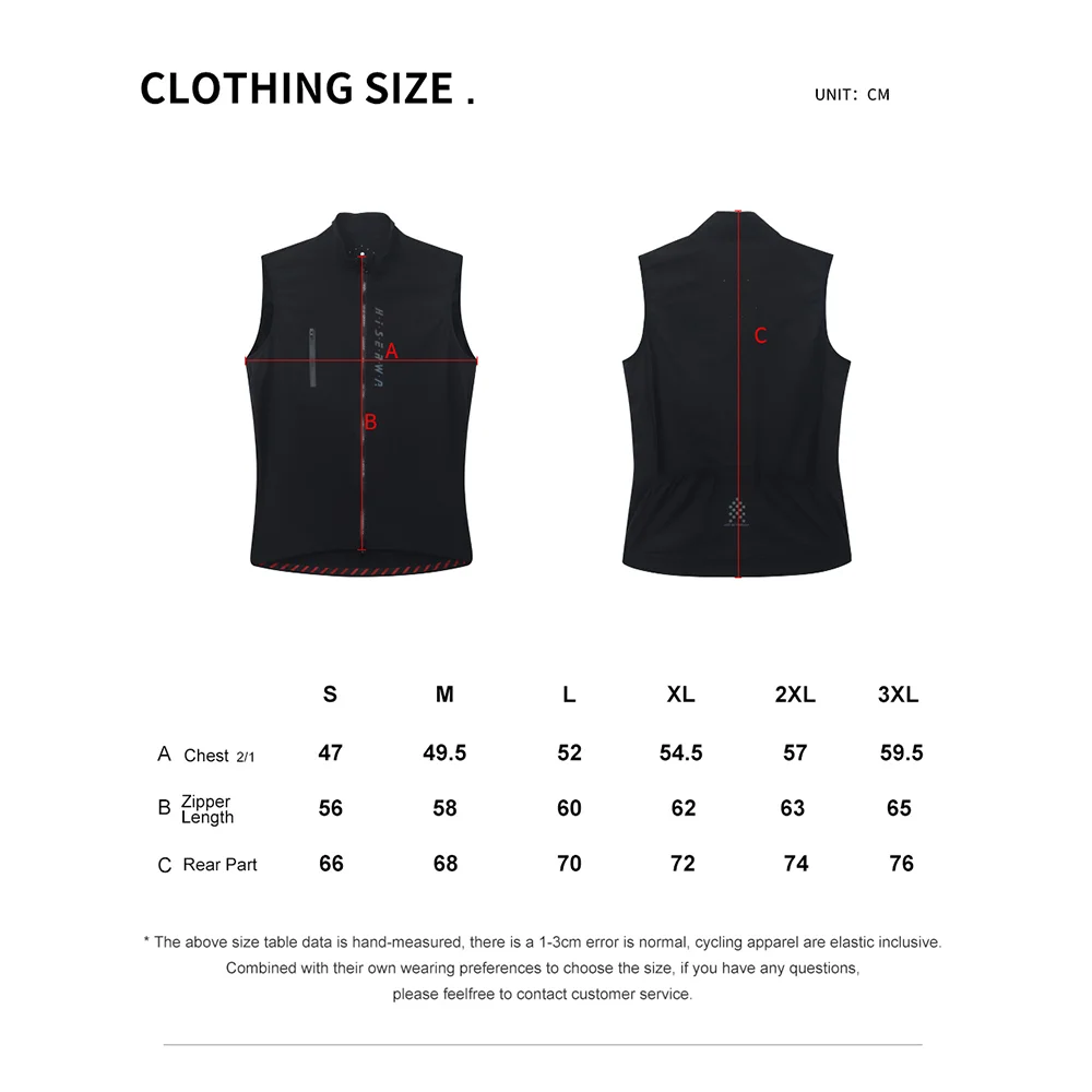 HISERWA Men Cycling Vest Sleeveless Pro MTB Road Bike Jersey Lightweight Windproof Waterproof Bicycle Vest Chaleco Ciclismo 6