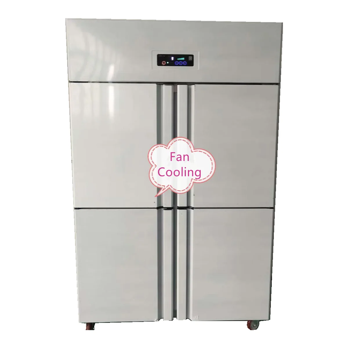 Commercial Hotel Home Use Upright Refrigerator Four Doors Fridge 4 Door Freezer Stainless Steel Chiller Price in Hyderabad