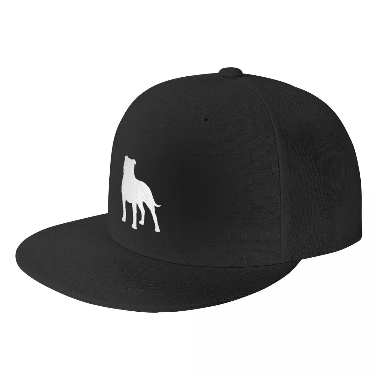 

Staffordshire Bull Terrier Silhouette(s) Hip Hop Hat fishing hat Man cap Women's