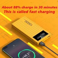 50000mAh Ultra New Power Bank Thin Large Capacity Lightweight Fast Charging Durable Container Mobile Power Supply 2