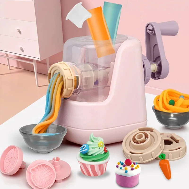 Children's Pasta Machine Toys Clay Creative Shapes Colorful Mud Shapes Children's Play House Toys 3