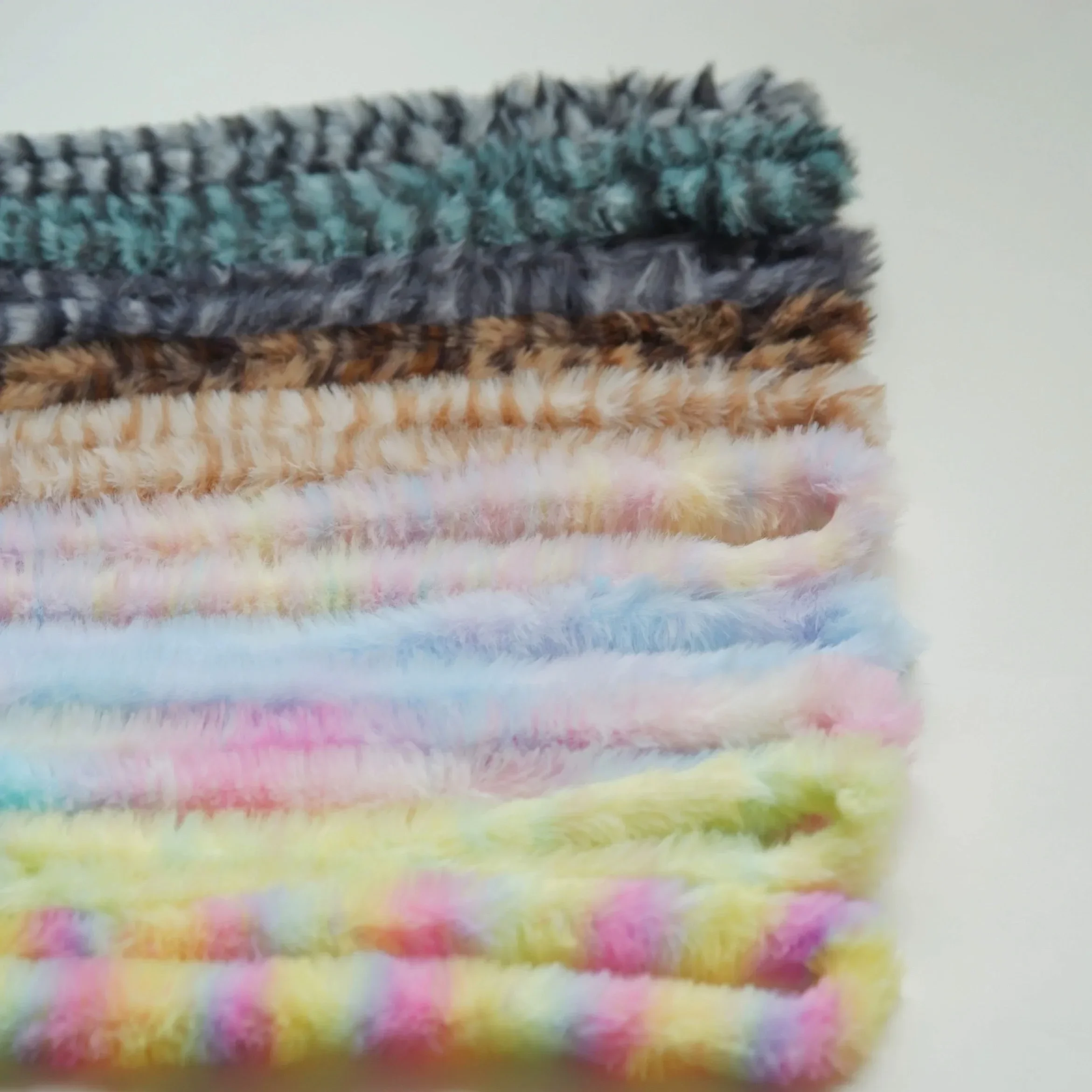 Craft Supplies Craft Toys Doll Handmade Accessories Gradient Rabbit hair Twist Wire Sticks Colorful Dense Wool Iron Wire Strip Stick DIY Handmade Toys Doll Toys Sewing Accessories
