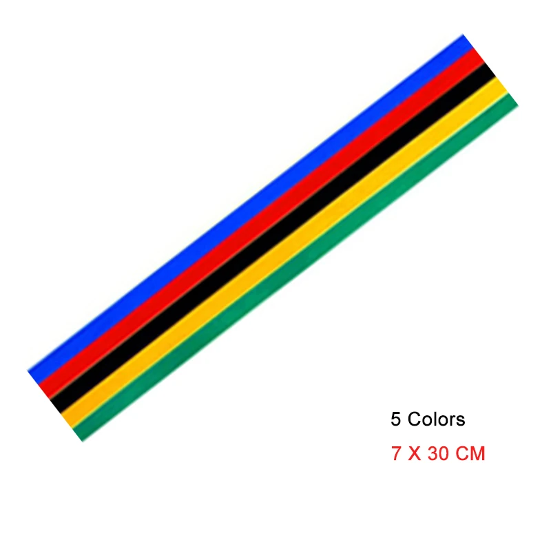 Juego de pegatinas para marco de ciclismo, decoración de colores