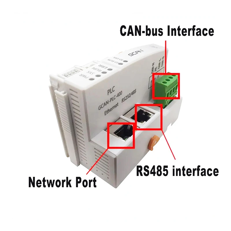 

Расширяемый контроллер PLC RS232/485 Ethernet CAN-интерфейс 400M, промышленный контроллер с основной частотой PLC