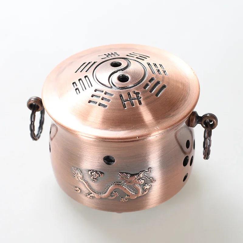 High Quality Copper Moxibustion Box Can Container with Moxa Box Acupuncture Massage Moxibustion Moxa Roll 2