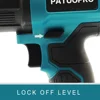 21V Cordless Heat Gun Portable Handheld Heavy Duty Electric Hot Air Gun Power Tools With 3 Nozzles For Makita 18v Battery 4
