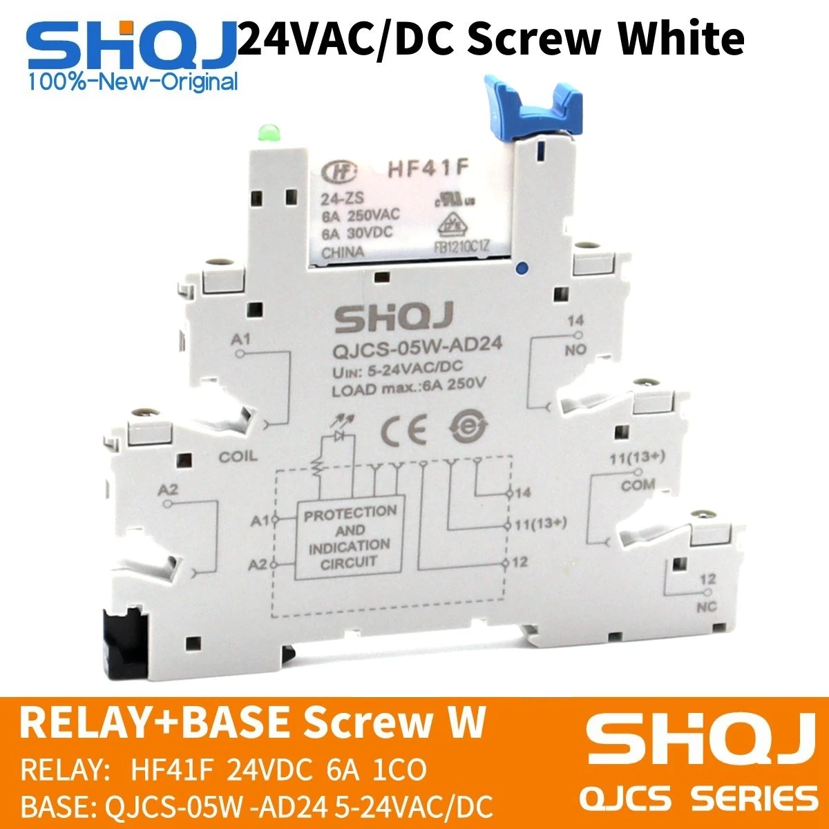 Screwless, 1CO, QJCS-05W-AD24, 05WL, SHQJ, 41F-1Z-C2-1, HF41F,