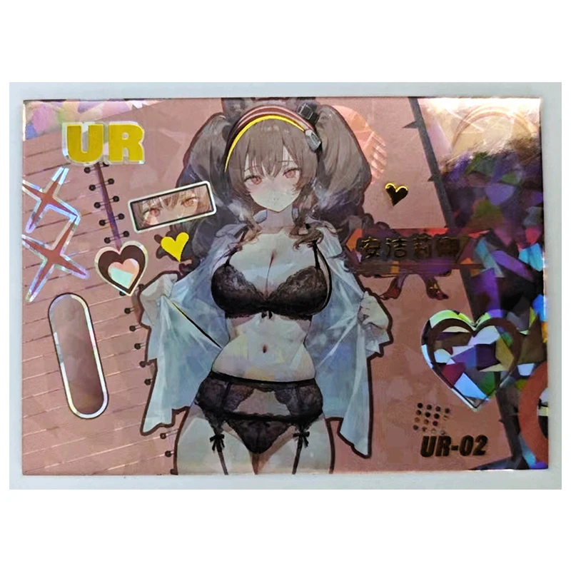 Anime Goddess Story Yor Forger Ganyu Hu Tao Kafka Raiden Shogun Eula Collectible Cards Christmas Birthday Gifts Children's Toys
