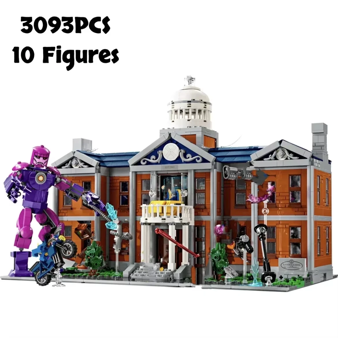 Marvel X-Mên: 76294 The X-Mãnsion Bricks Building Set 3093 Pcs