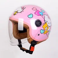Customizable Children's Helmet For Boys And Girls All Seasons Warm Winter Anti-Fog Half Helmet Summer Breathable Lightweight 1