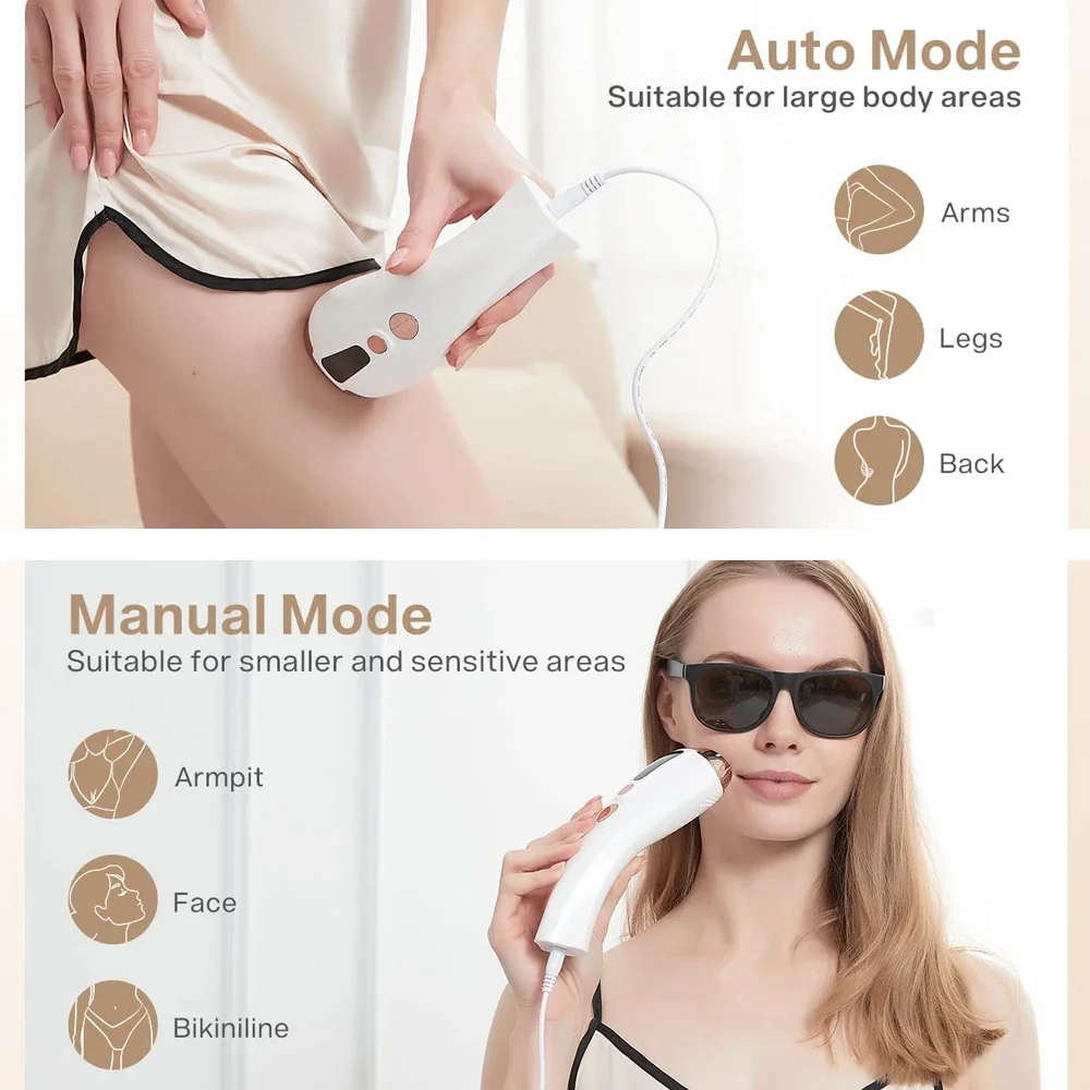 Mijia IPL Permanent Lady Laser Hair Remover Device Ice Cool Painless Epilator For Women Body Bikini Facial Hairs_voghion.com