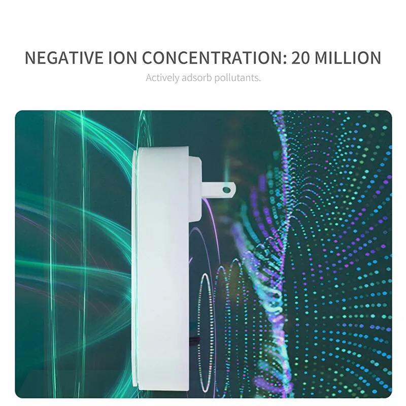 Negative Ion Mini Air Purifier Pet Deodorizer Formaldehyde Removal Oil Smoke Toilet Deodorizer Secondhand Smoke Removal air purifier