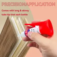 กาวซุปเปอร์ไซยาโนอะคริเลต - กาวทันทีที่แข็งแกร่งเป็นพิเศษ การยึดเกาะอย่างรวดเร็วสําหรับการซ่อมแซมโลหะ / พลาสติก / ไม้ / เซรามิก 1/2/3 ชิ้น 3