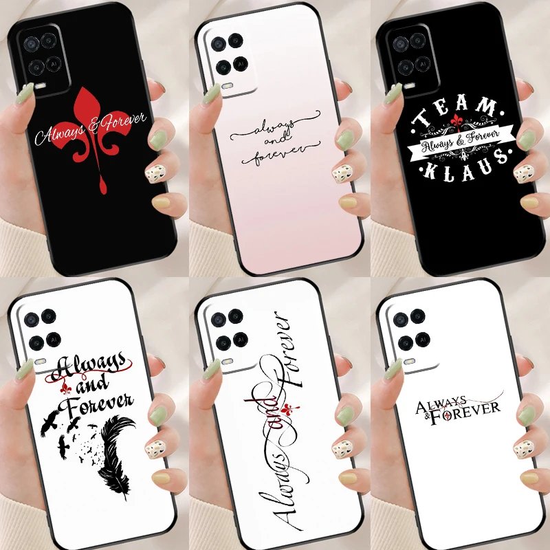Чехол с дневниками вампира Always And Forever для OPPO A5 A9 2020 чехол A74 A54 A94 A31 A53 A53S A15 A83 A91 A52 A72