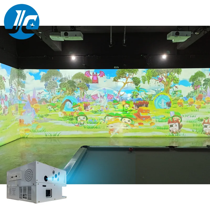All-in-one Indoor Kids Game Park Wall Smash Ball Interactive Games Interactive Mapping Digital Display Projection