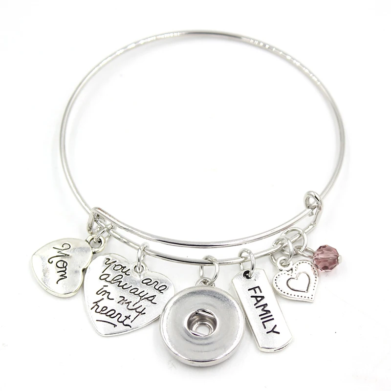 

10 шт. оптовая продажа, семейные памятные ювелирные изделия, очаровательные женские браслеты, браслеты для матерей