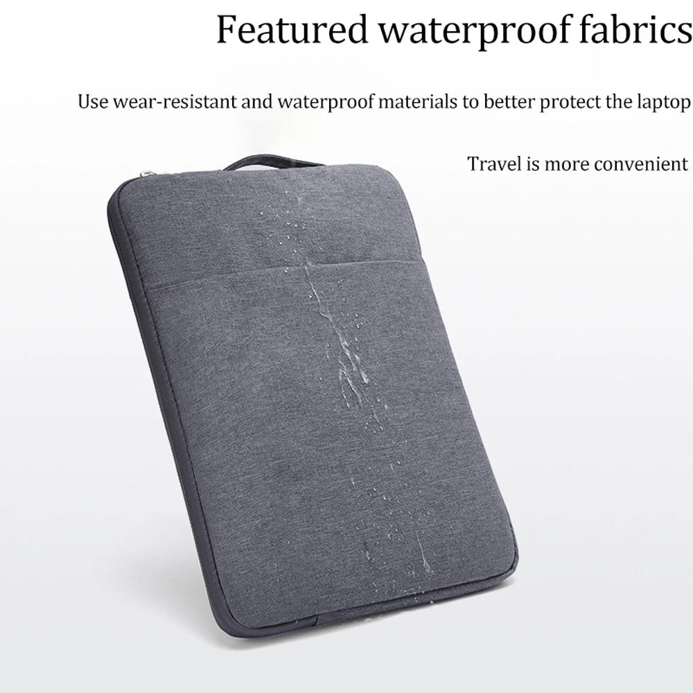 Laptop Bag for Macbook Air m2 Case 13 13.3 14 15 16 Inner Bladder For Macbook Pro Air M1 Lenovo Dell HP Huawei Xiaomi Denim Bag — view 4
