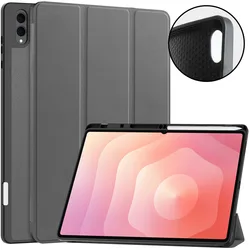 Premium Tri - Fold Shockproof Protective Tablet Cover with Auto Sleep/Wake Feature, 14.6 for Tab S11 Ultra 14.6 (Grey)